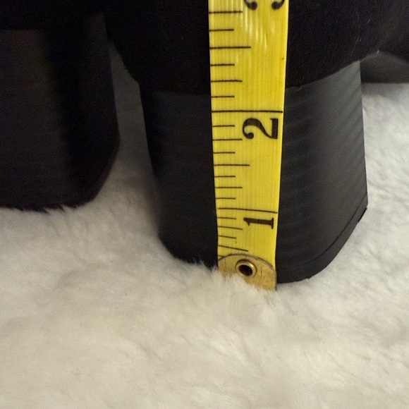 Kelly & Katie Black Suede Tassel Loafers - Picture 11 of 11